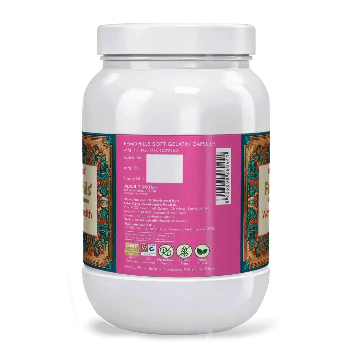 Female Health Formula - Femohills 900 Capsules - Image 3