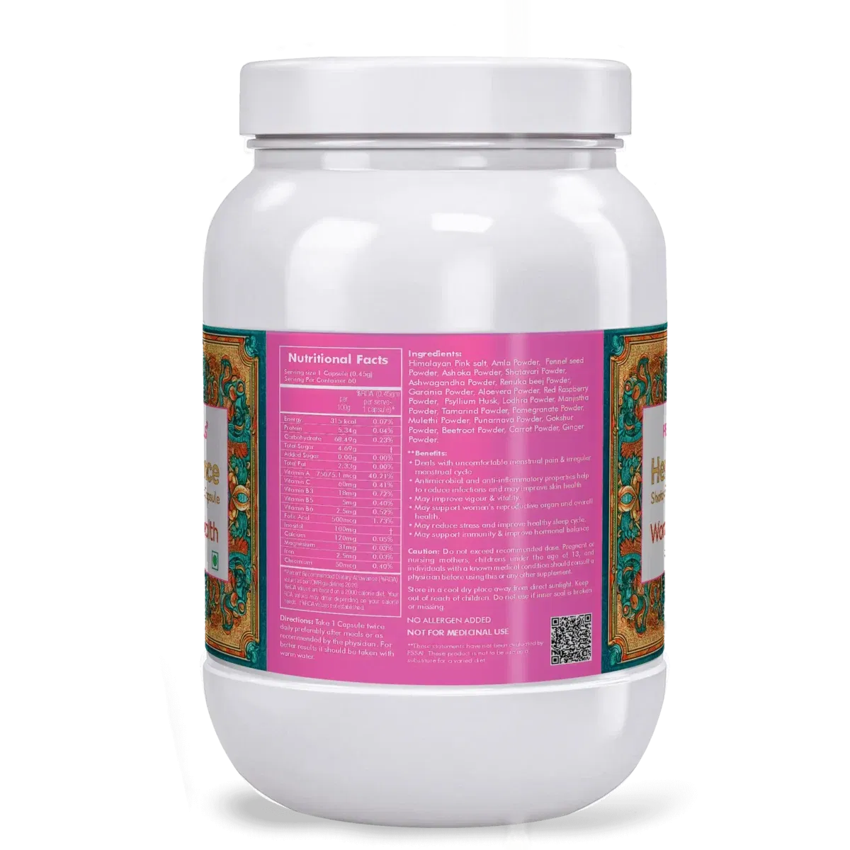Herbal Hills Her Hormonal Balance Capsule - 700 Capsules - Image 3