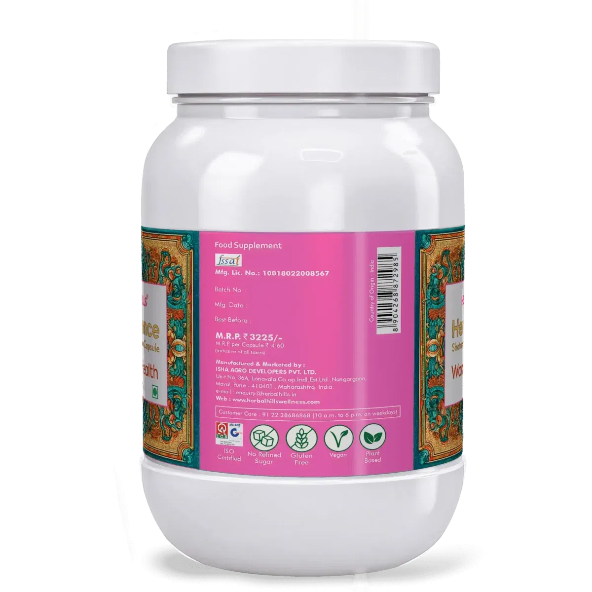 Herbal Hills Her Hormonal Balance Capsule - 700 Capsules - Image 2