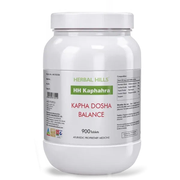 HH Kapha Tablets – 900 Count | Ayurvedic Herbal Wellness Support