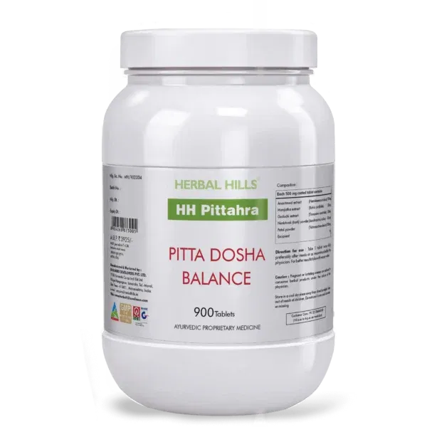 Herbal Hills HH Pitta Tablet - 900 Tablets