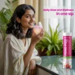 Femo Fizz Effervescent Tablets for Women – L-Glutathione, Hyaluronic Acid, Shatavari – Glowing Skin, Hormonal Balance & Daily Wellness – Strawberry Flavor – 15 Tablets - Image 13