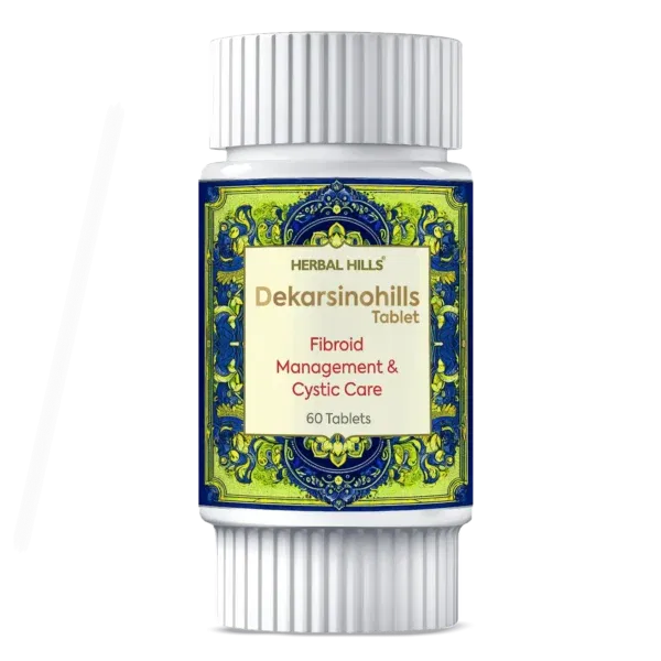 Dekarsinohills Tablet - Fibroid Management & Cystic Care - Healthy Lifestyle - 60 Count