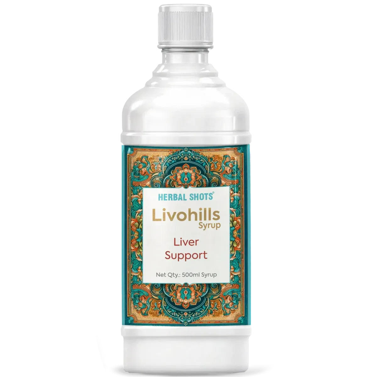 Ayurvedic Liver Tonic - Liver Support Syrup - Livohills Herbal Shots 500ml - Image 1