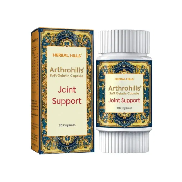 Arthrohills 30 Softgel Capsules | Traditional Ayurvedic Herbal Product